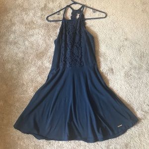 Abercrombie and fitch navy summer dress